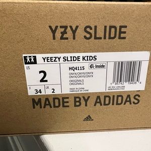 Yeezy kids slides